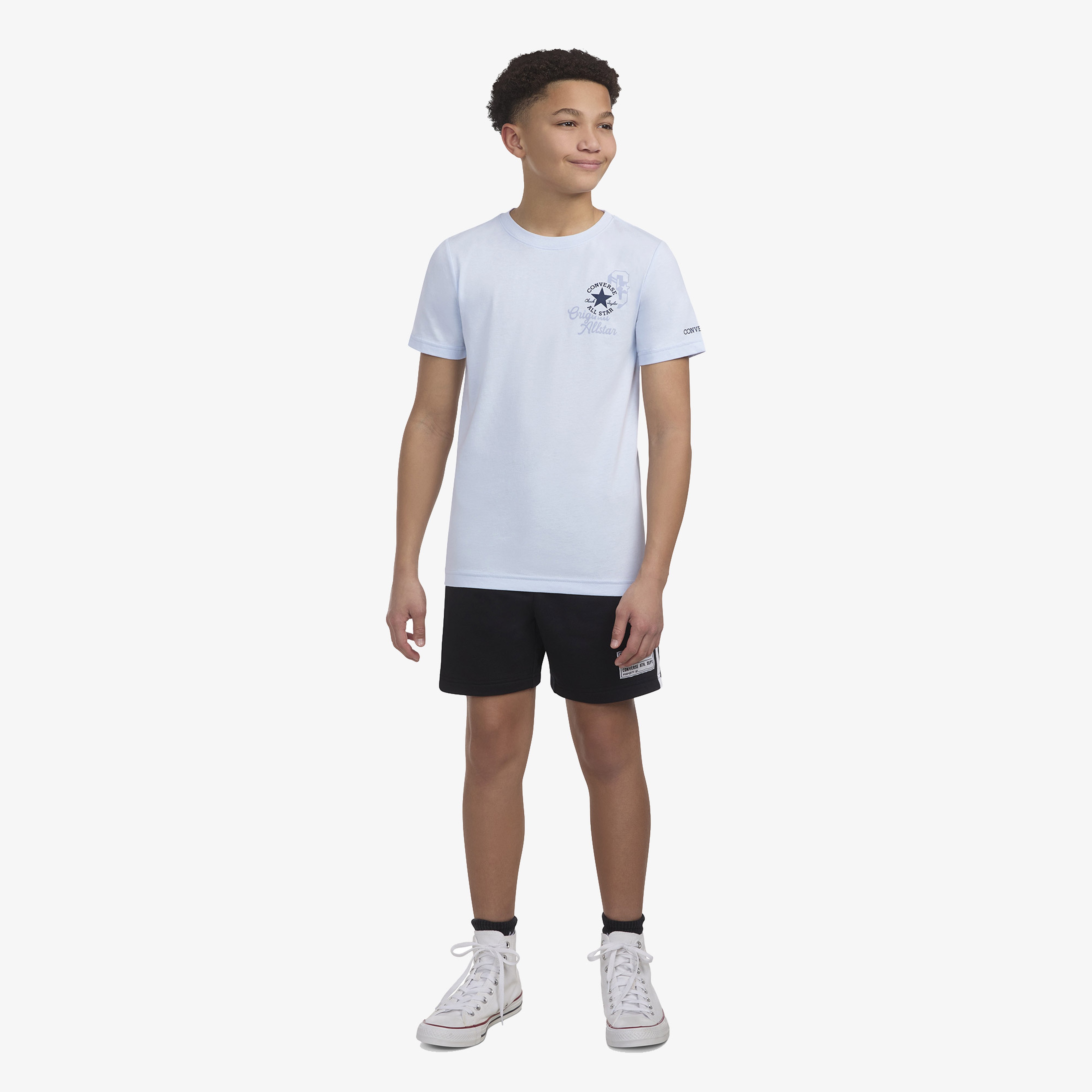 Converse Chuck Taylor All Star Çocuk Mavi T-Shirt