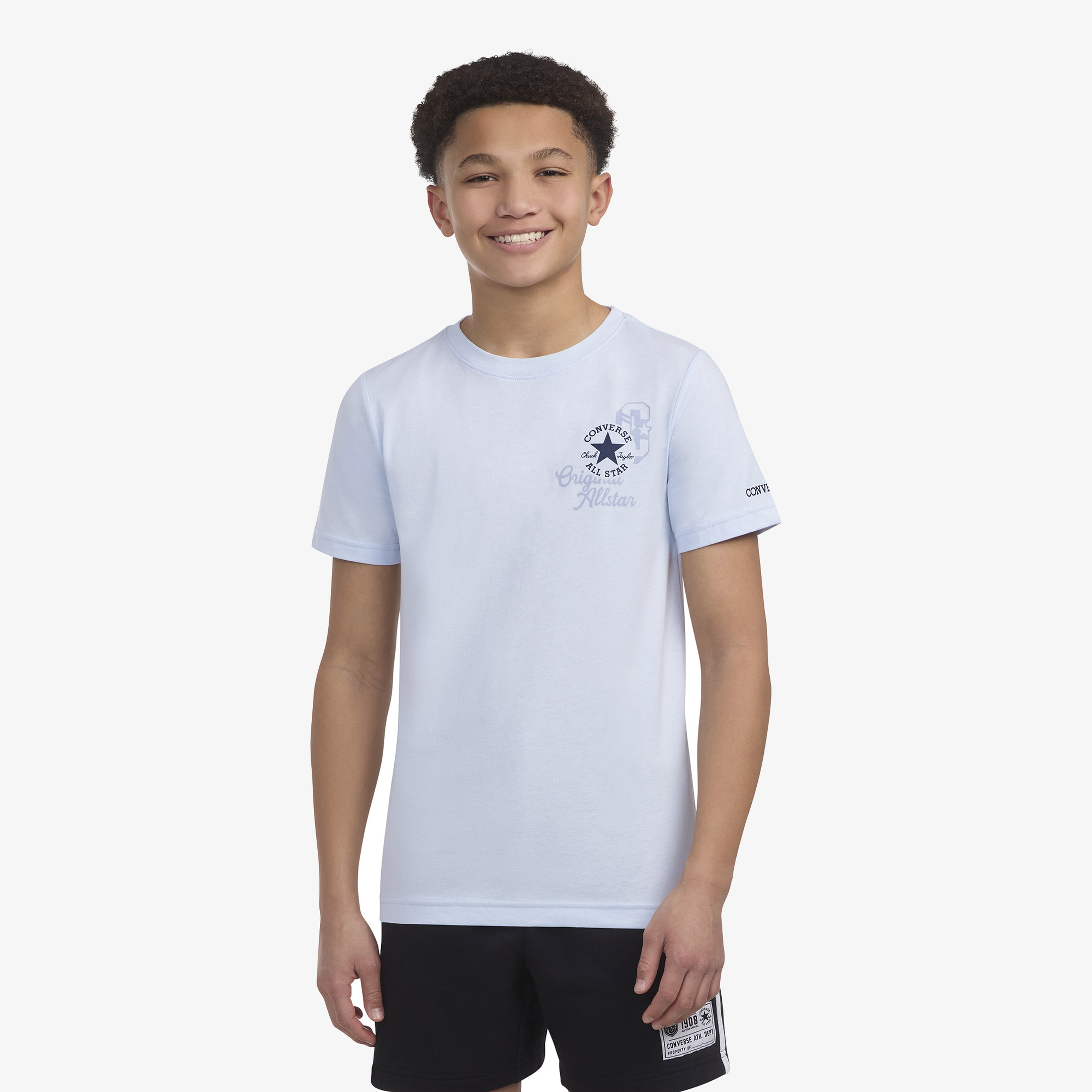 Converse Chuck Taylor All Star Çocuk Mavi T-Shirt