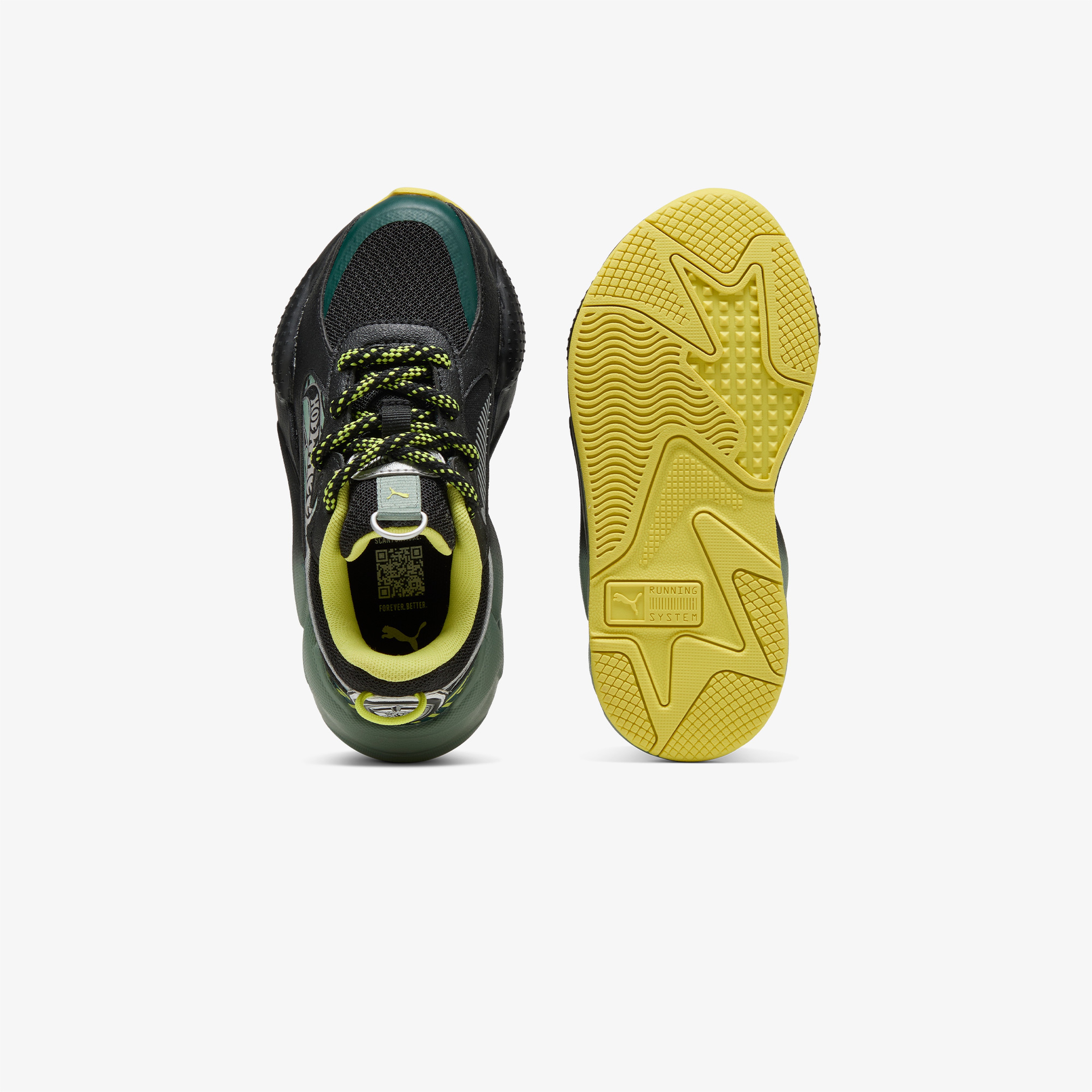 Puma Rs-X Hot Wheels Ps Çocuk Siyah Sneaker