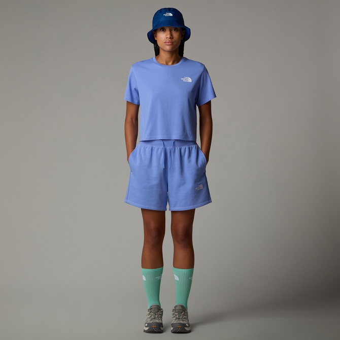  The North Face Sımple Dome Cropped Slim Kadın Mavi  T-Shirt