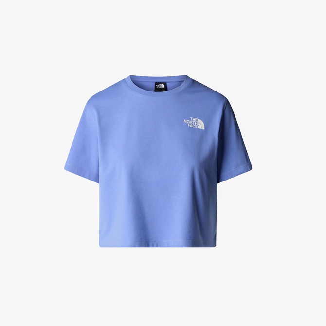  The North Face Sımple Dome Cropped Slim Kadın Mavi  T-Shirt