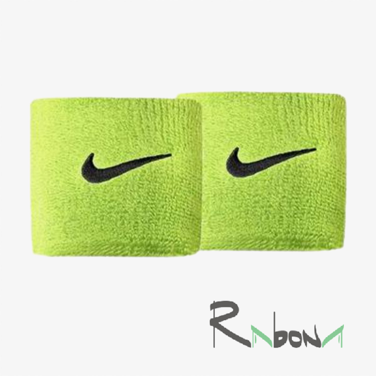 Nike Swoosh Wristbands 2li Unisex Yeşil Bileklik