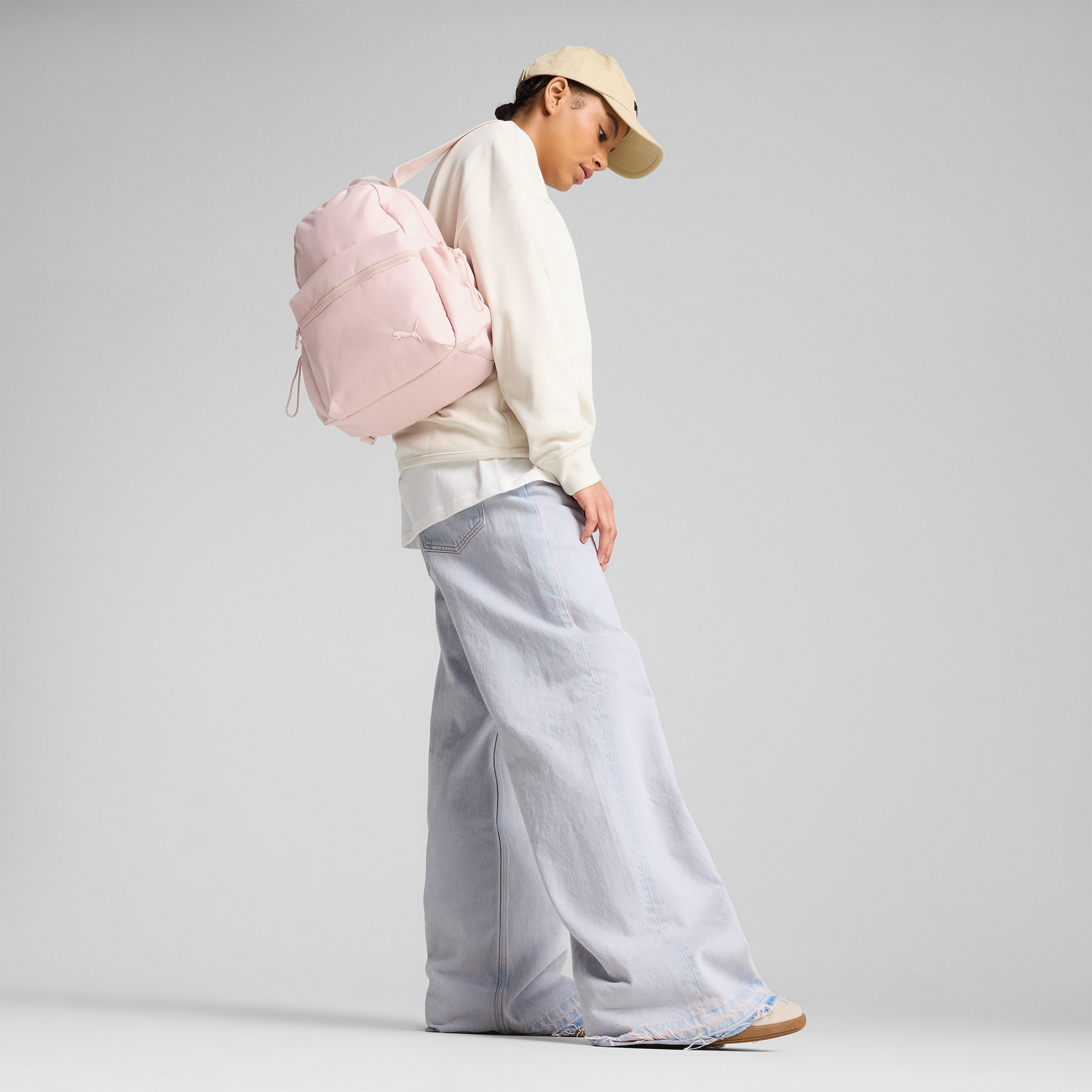  Puma Her Small Unisex Pembe Sırt Çantası
